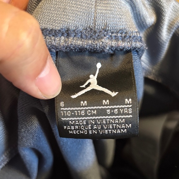 Kids Blue Joggers with Jordan Logo - Picture 2 of 2
